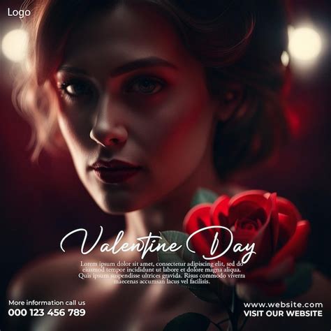 Premium Psd Free Psd Happy Valentine S Day Discount Sale Instagram Or