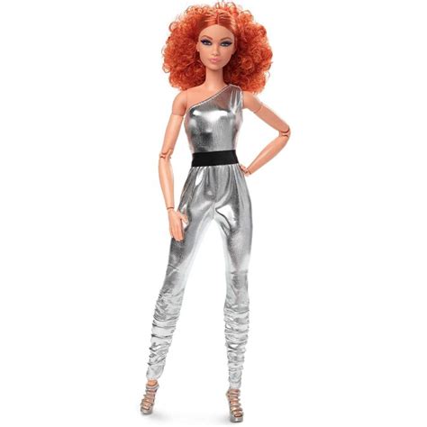 Papusa Barbie Signature Looks Doll Red Curly Hair Original Body Type