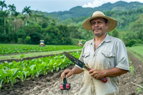 Machete en la agricultura equilibrio entre tradición y tecnología moderna