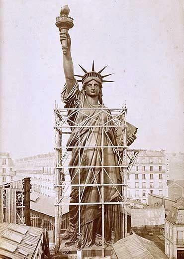 Statue of Liberty under construction in Paris, and details | MATTHEW'S ...