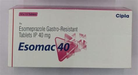 40mg Esomeprazole Gastro Resistant Tablets By Indian Drug Distributors