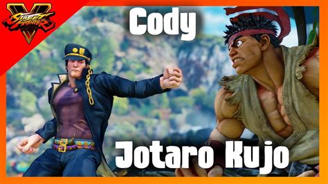 Street Fighter V Championship Edition Mods Jotaro X Cody JoJo S