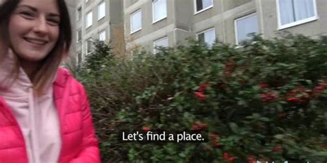 Public Agent Hot Russian Brunette With Tattoos Loves Taking Big Cock