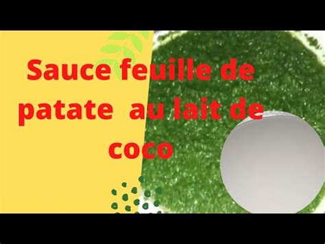 sauce feuille de manioc au lait de coco dafa nékh YouTube