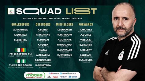 ÉQUIPE NATIONALE A 24 joueurs retenus par Belmadi pour la Guinée le