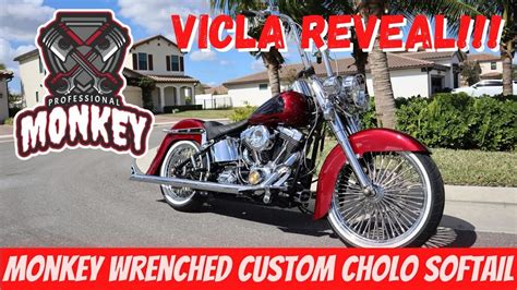 Harley Davidson Cholo Bike Reveal Custom Heritage Softail Vicla Youtube