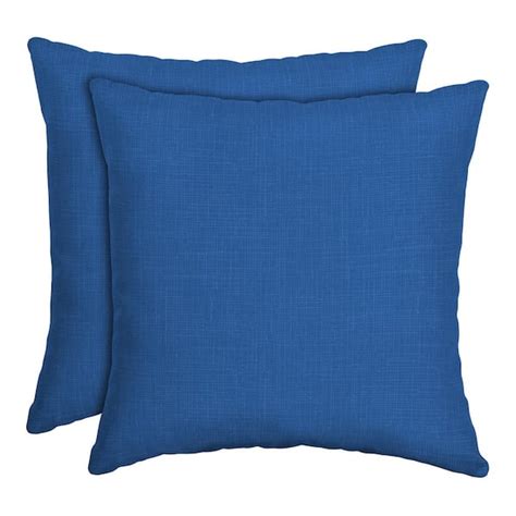 Arden Selections In X In Cobalt Blue Texture Outdoor Throw