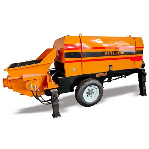 china manufacturer mobile  loading stationary concrete pump