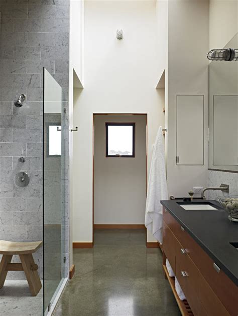 Concrete Bathroom Floors | Houzz