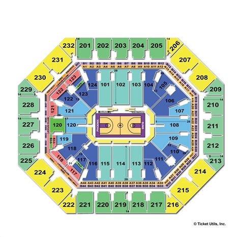 Phoenix Suns Arena Seating Chart | Brokeasshome.com