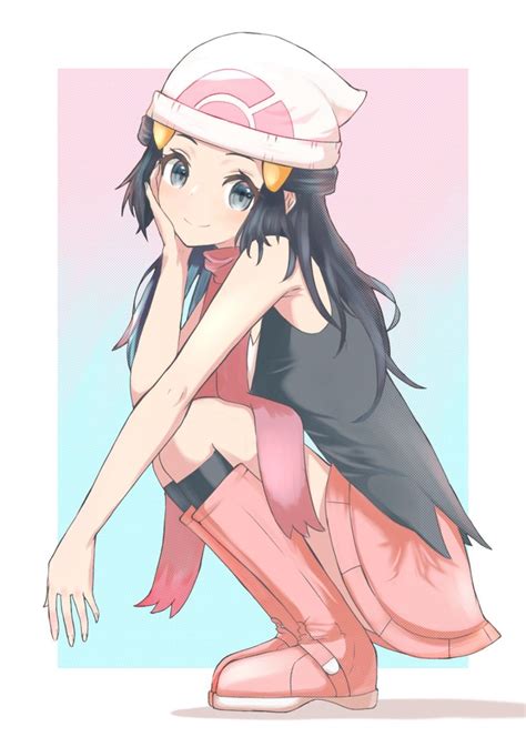 Pokémon Pocket Monsters Dawn Trainer イラスト本表紙のヒカリちゃん Pixiv