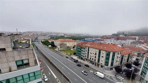 O tempo en Santiago unha fronte chega polo Atlántico