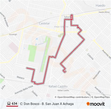 634 Route Schedules Stops Maps C Don Bosco B San Juan X