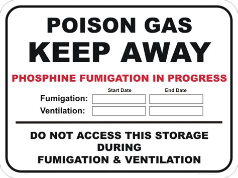 Biohazard Fumigation EN32201 - National Safety Signs