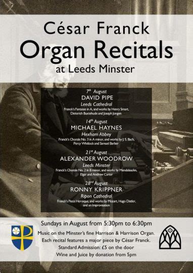 August Organ Recitals - Leeds Minster