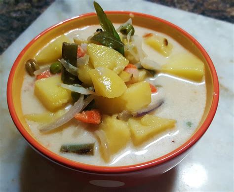 Mixed Vegetable Ishtu A Vegetable Stew Kerala Style