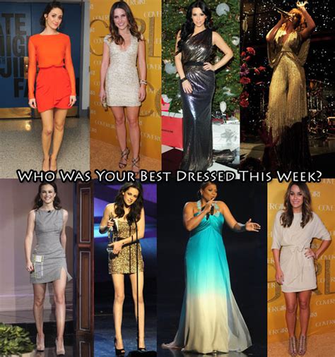 Who Was Your Best Dressed This Week Red Carpet Fashion Awardswho Was