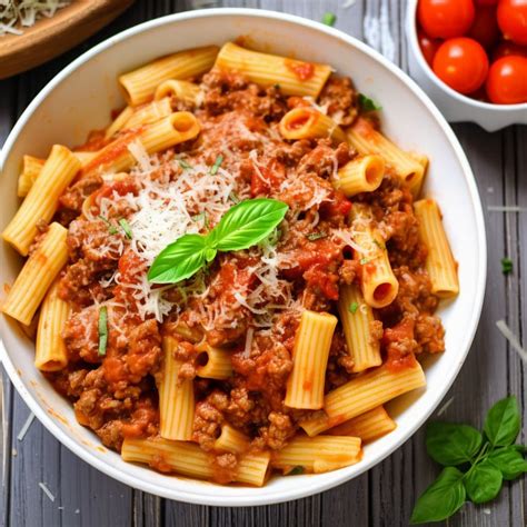 Beef Pasta in Tomato Sauce