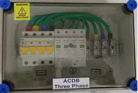 Solar Acdb Box Kw Mppt In Out Three Phase Solar Ac