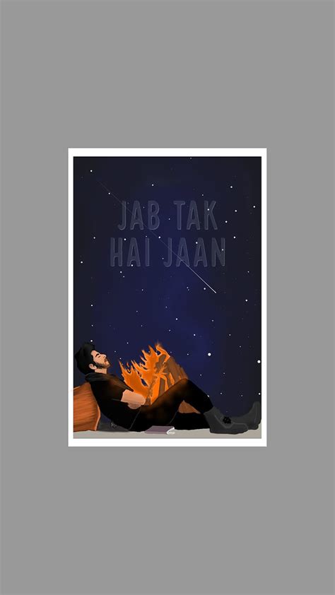 JAB TAK HAI JAAN Phone Art Jabtakhaijaan Material Traced