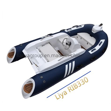 Liya Semi Rigid Hull Boat Rib Rigid Bottom Boat With Center Console