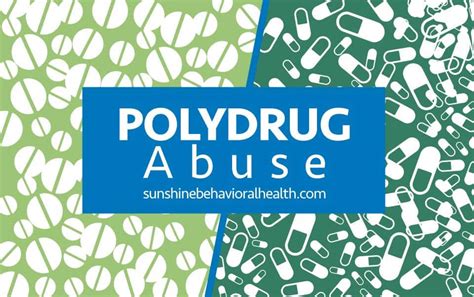 Polydrug Abuse Polysubstance Use And Abuse Mixing Drugs Together