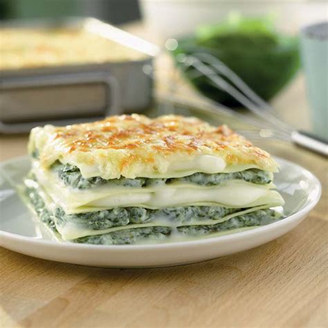 Lasagnes chèvre épinards