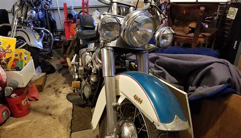 1957 Harley Davidson FLH Dennis Kirk Garage Build