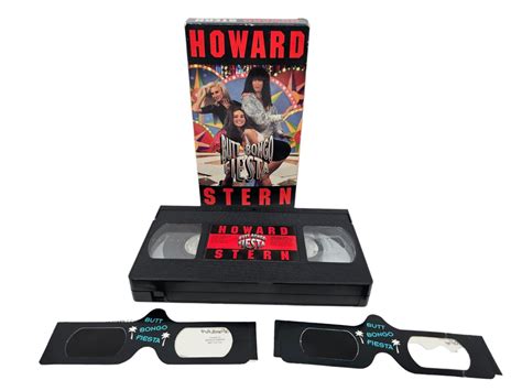 Howard Stern S Butt Bongo Fiesta VHS With 3D Glasses 1992 EBay