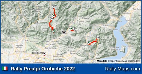 Streckenverlauf Rally Prealpi Orobiche Rallyekarte De