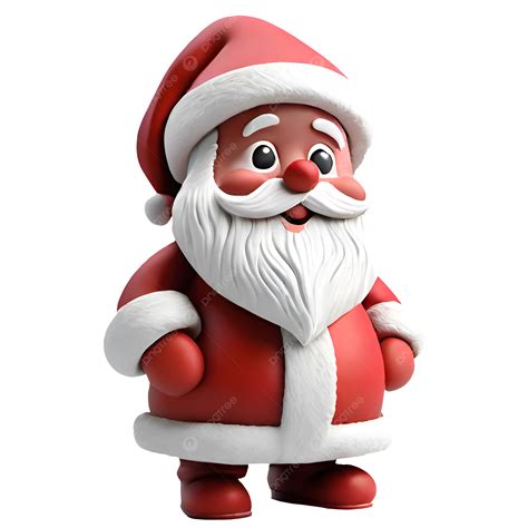 Funny Santa Claus Christmas Toy 3d Render Santa Claus Christmas Toys