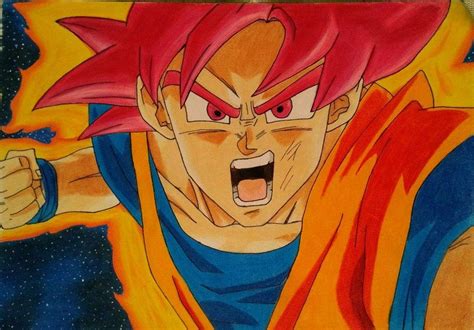 Las Mejores Dibujar Goku Ssj Dios Gingerapp Mx The Best Porn Website