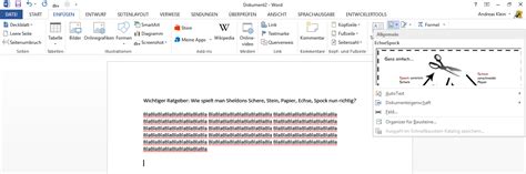 Microsoft Word Tipp Grafiken Als Schnellbaustein Anlegen Für Immer