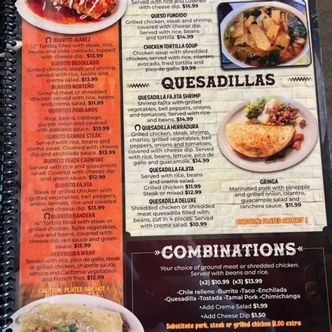 Herradura Mexican Restaurant Cantina Menu Chilton Wi Checkle