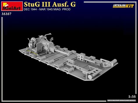 MiniArt StuG III Ausf G DEC 1944 MAR 1945 MIAG PROD INTERIOR KIT