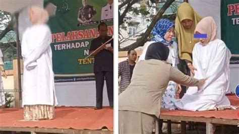 Viral Wanita Muda Bersuami Di Aceh Dicambuk Kali Karena Ketahuan