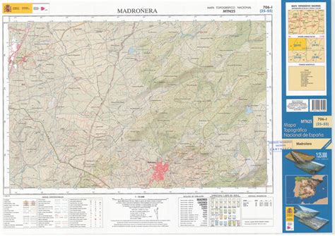 Madro Era Mapa Topogr Fico Nacional