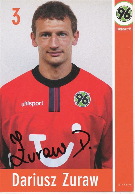 Kelocks Autogramme Dariusz Zuraw 2002 2003 Hannover 96 Fußball