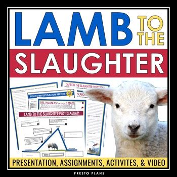 LAMB TO THE SLAUGHTER BY ROALD DAHL by Presto Plans | TpT