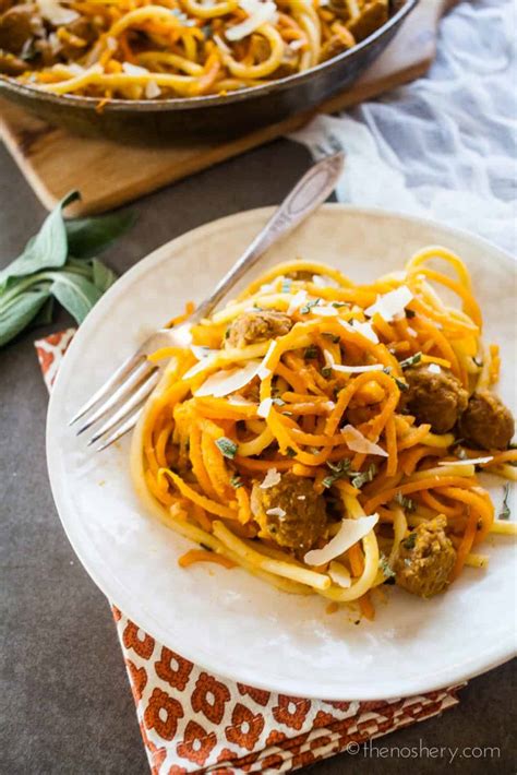 Butternut Squash Sausage And Sage Pasta The Noshery