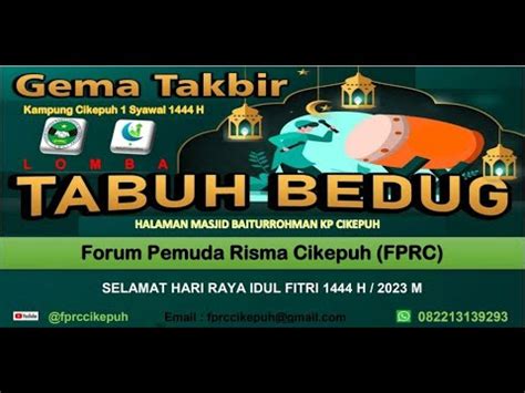 Lomba Tabuh Bedug H Cikepuh Youtube