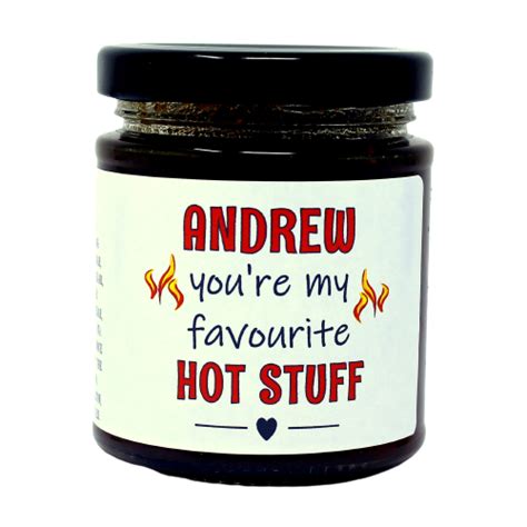 Hot Stuff Personalised Chilli Jam G The Chilli Jam Man
