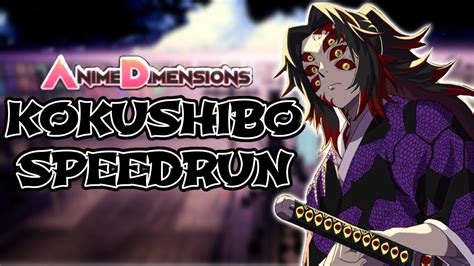 How To Speedrun With Kokushibo Anime Dimensions Youtube