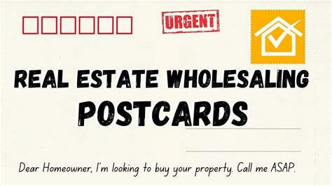 Real Estate Wholesaling Postcards Ultimate Guide For Investors 2021