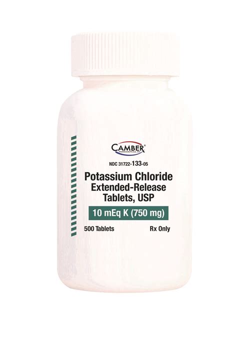 Potassium Chloride Er Camber Pharmaceuticals