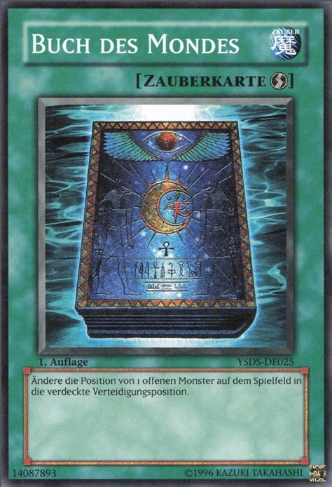 Recollectibles Sammelkarte Yugioh Karte Buch Des Mondes Deutsch Yu Gi