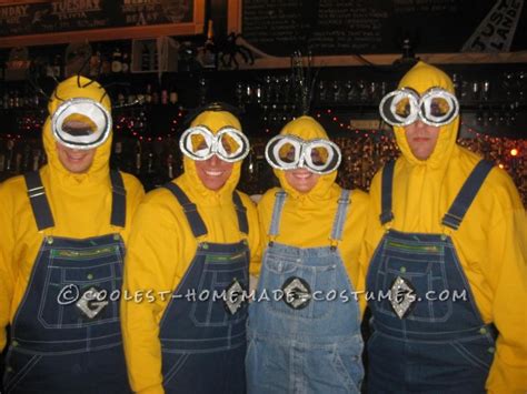 Funny Adult Minions Group Costume