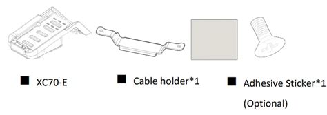 Xac Xc E Terminal Payment Cradle Installation Guide