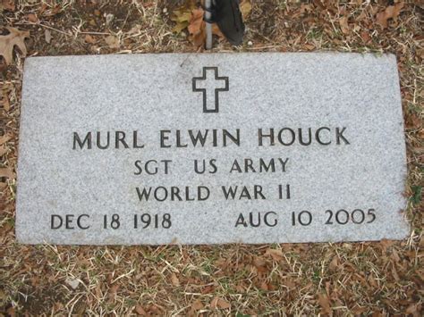 Murl Elwin Houck 1918 2005 Find A Grave Memorial