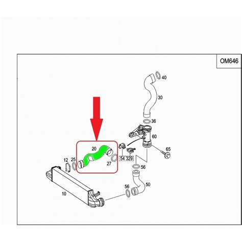 RURA WĄŻ TURBO MERCEDES W203 C320 CDI 2035282282